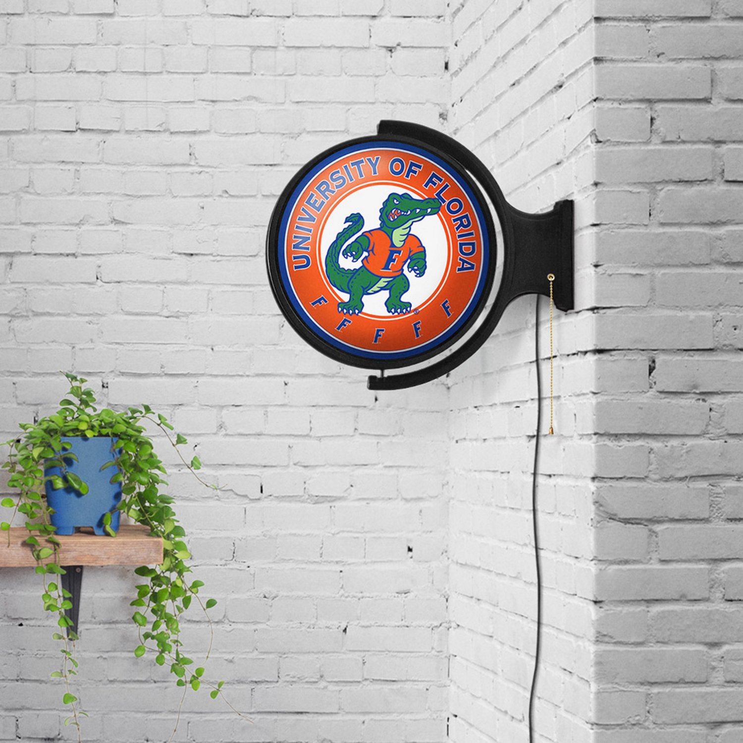 The Fan-Brand University of Florida Albert Gator Round Rotating Lighted Sign  - view number 4
