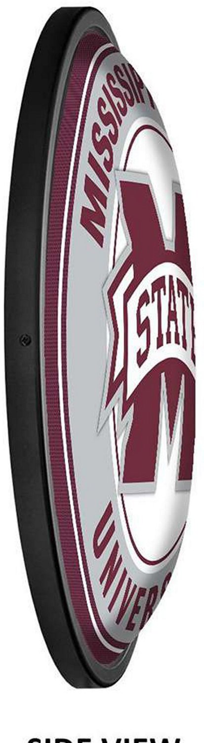 The Fan-Brand Mississippi State University Round Slimline Lighted Wall Sign - view number 3