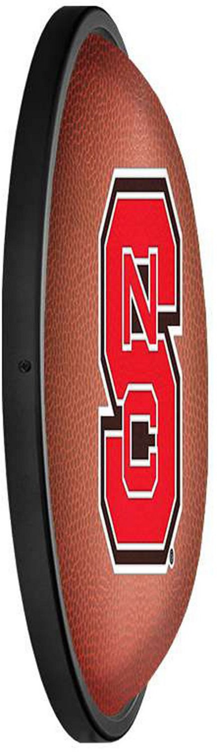 The Fan-Brand North Carolina State University Pigskin Oval Slimline Lighted Wall Sign - view number 3