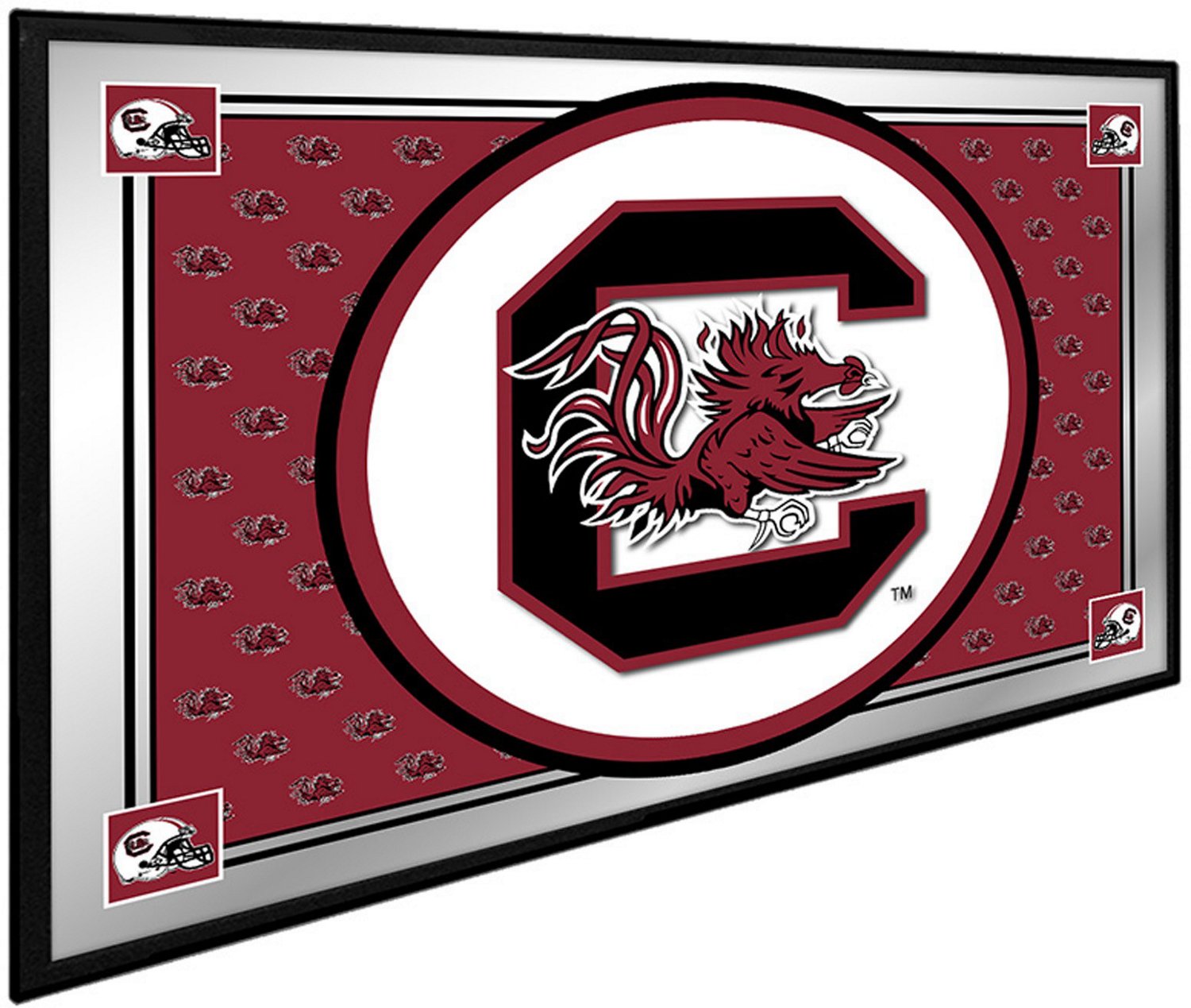 The Fan-Brand University of South Carolina Team Spirit Framed Mirrored Wall Sign - view number 2