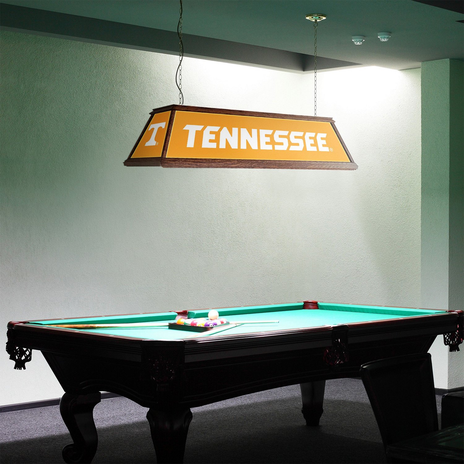 The Fan-Brand University of Tennessee Premium Wood Pool Table Light - view number 3