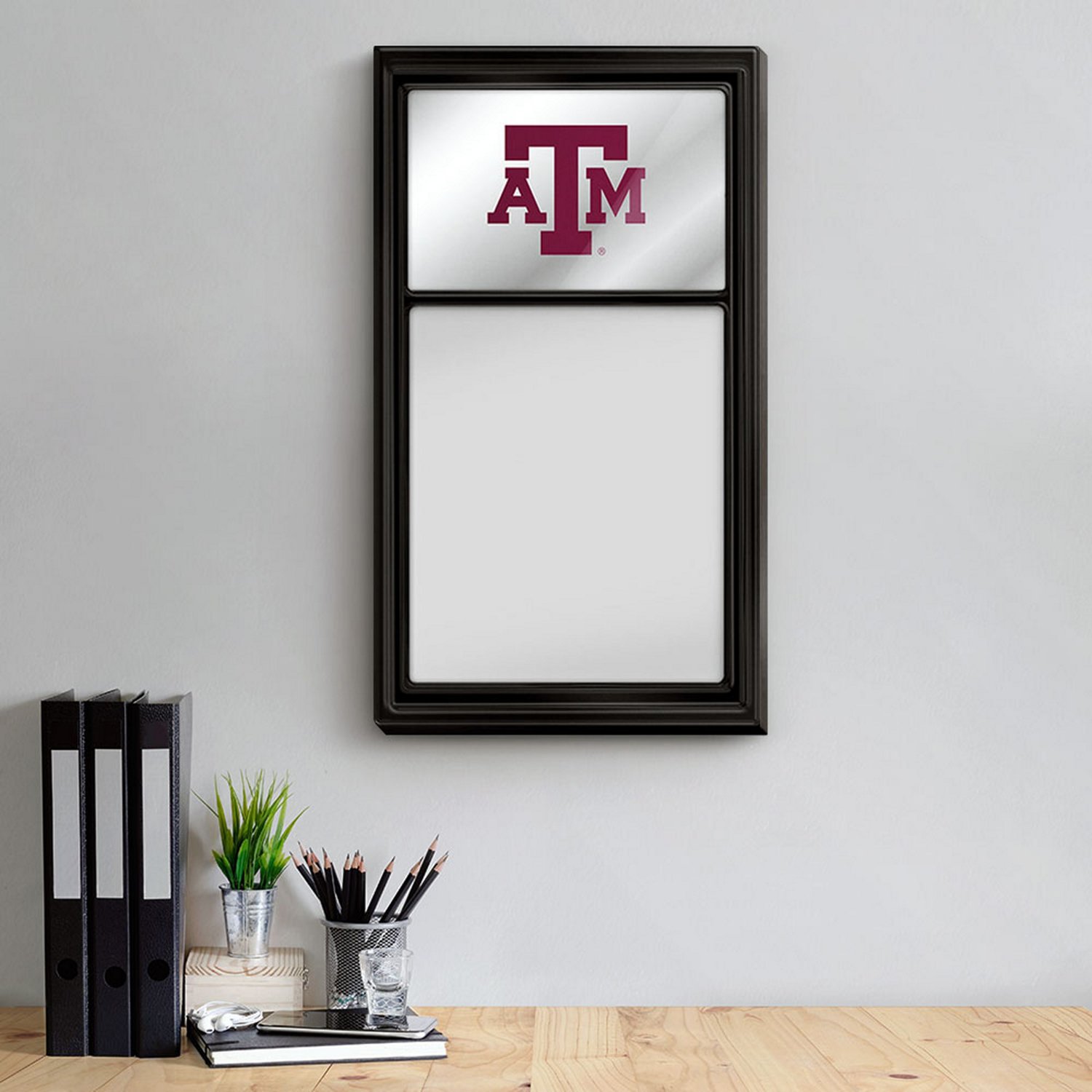 The Fan-Brand Texas A&M University Mirrored Dry Erase Note Board - view number 3