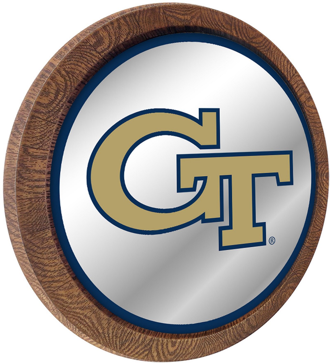 The Fan-Brand Georgia Tech Barrel Top Mirrored Sign - view number 2