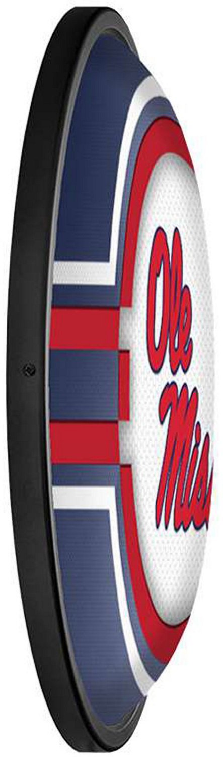 The Fan-Brand University of Mississippi Oval Slimline Lighted Wall Sign - view number 2