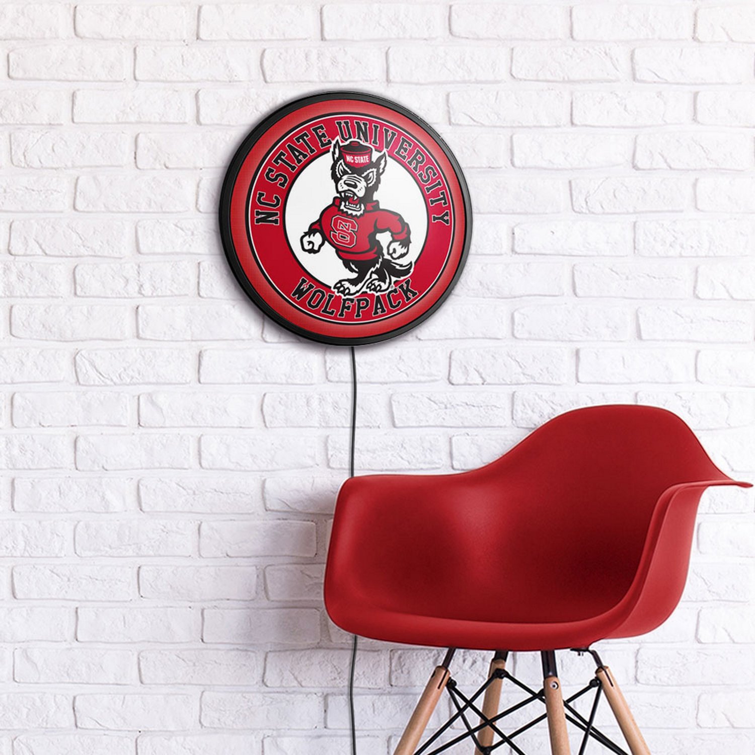 The Fan-Brand North Carolina State University Tuffy Slimline Lighted Wall Sign - view number 4
