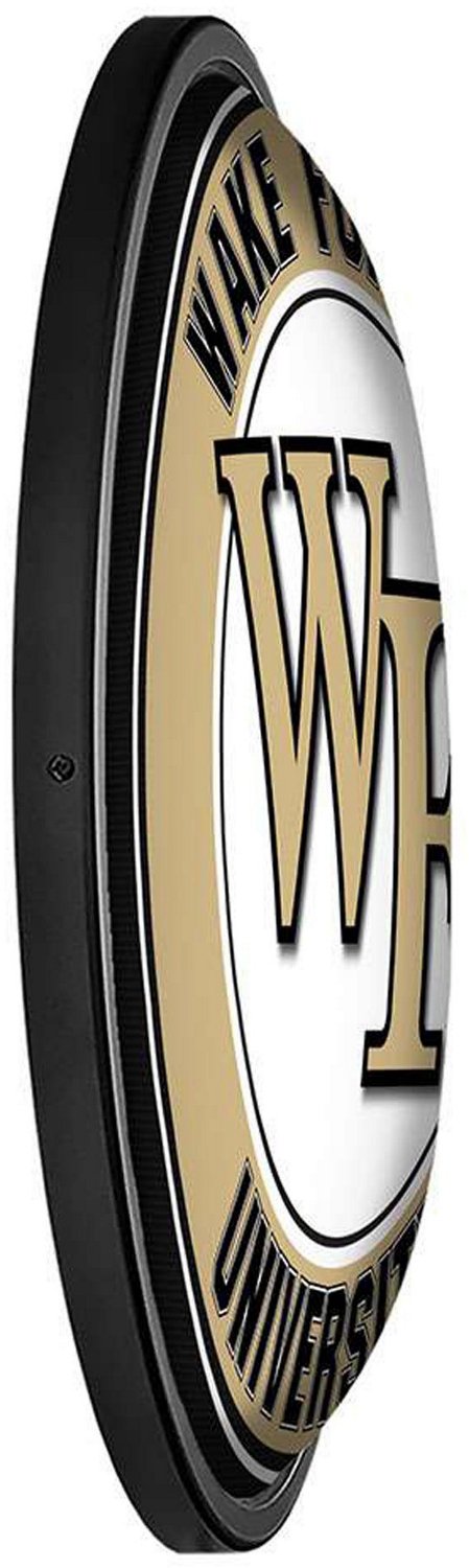 The Fan-Brand Wake Forest University Round Slimline Lighted Wall Sign - view number 3
