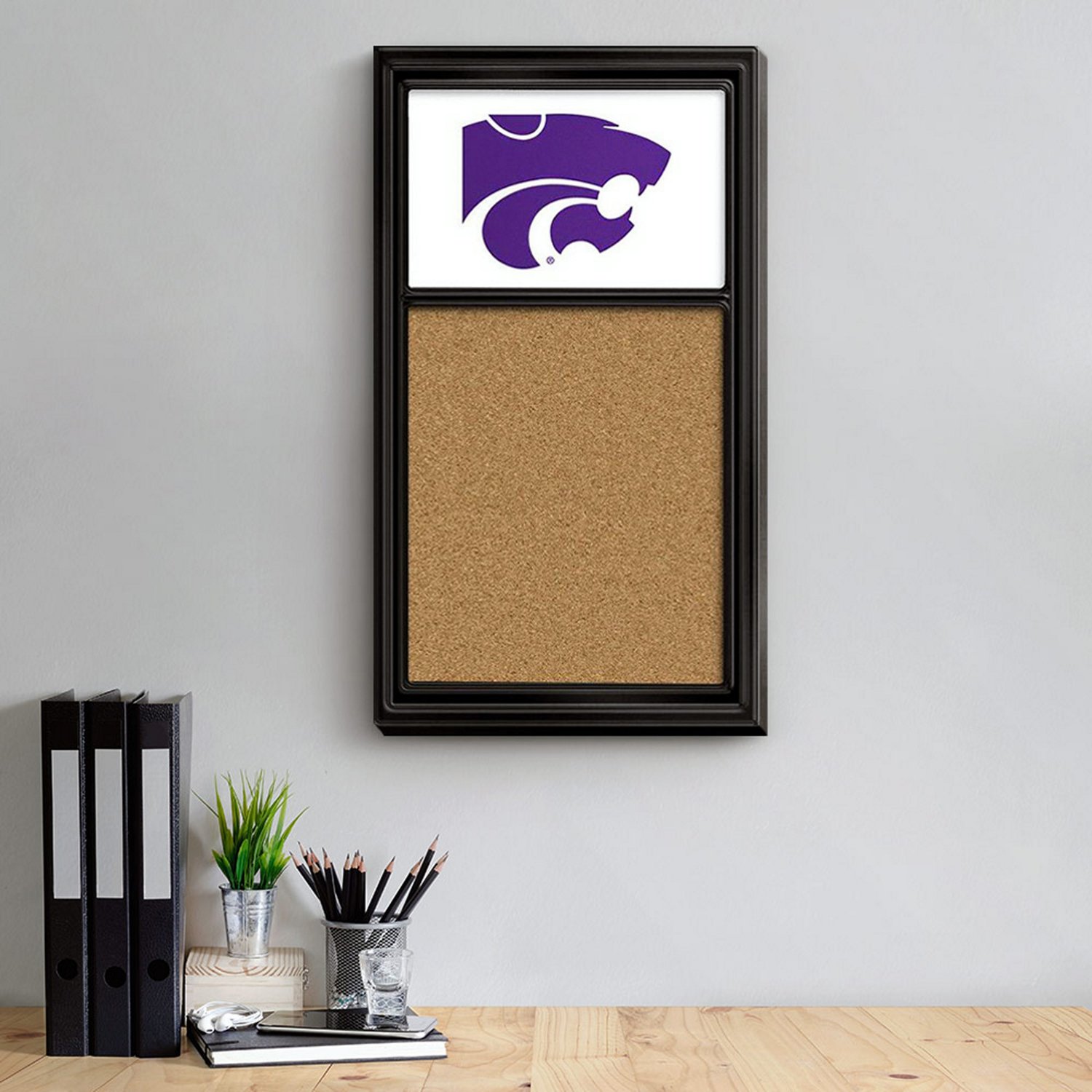 The Fan-Brand Kansas State University Cork Note Board - view number 3