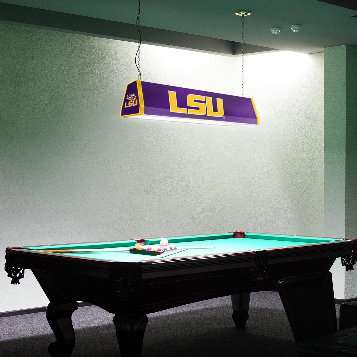 The Fan-Brand Louisiana State University Standard Pool Table Light - view number 4