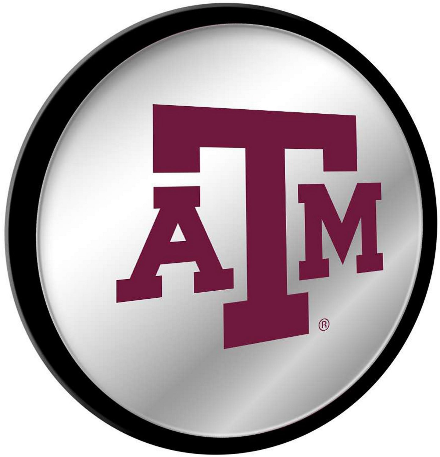 The Fan-Brand Texas A&M University Modern Disc Mirrored Wall Sign - view number 2