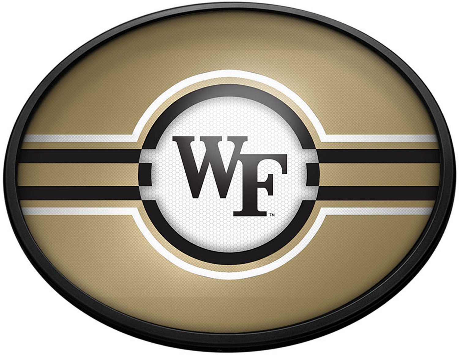 The Fan-Brand Wake Forest University Oval Slimline Lighted Wall Sign