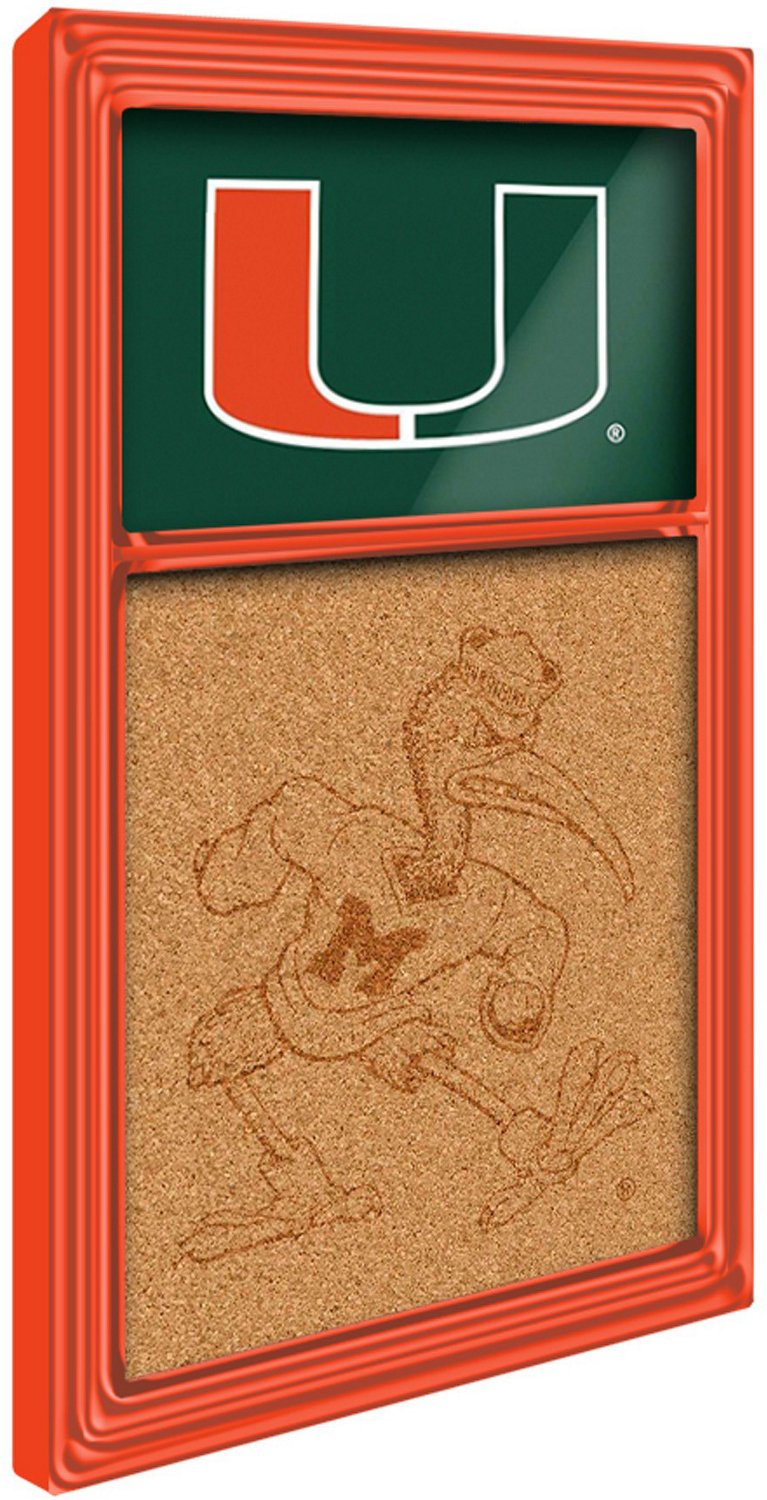 The Fan-Brand University of Miami Dual Logo Cork Note Board - view number 2