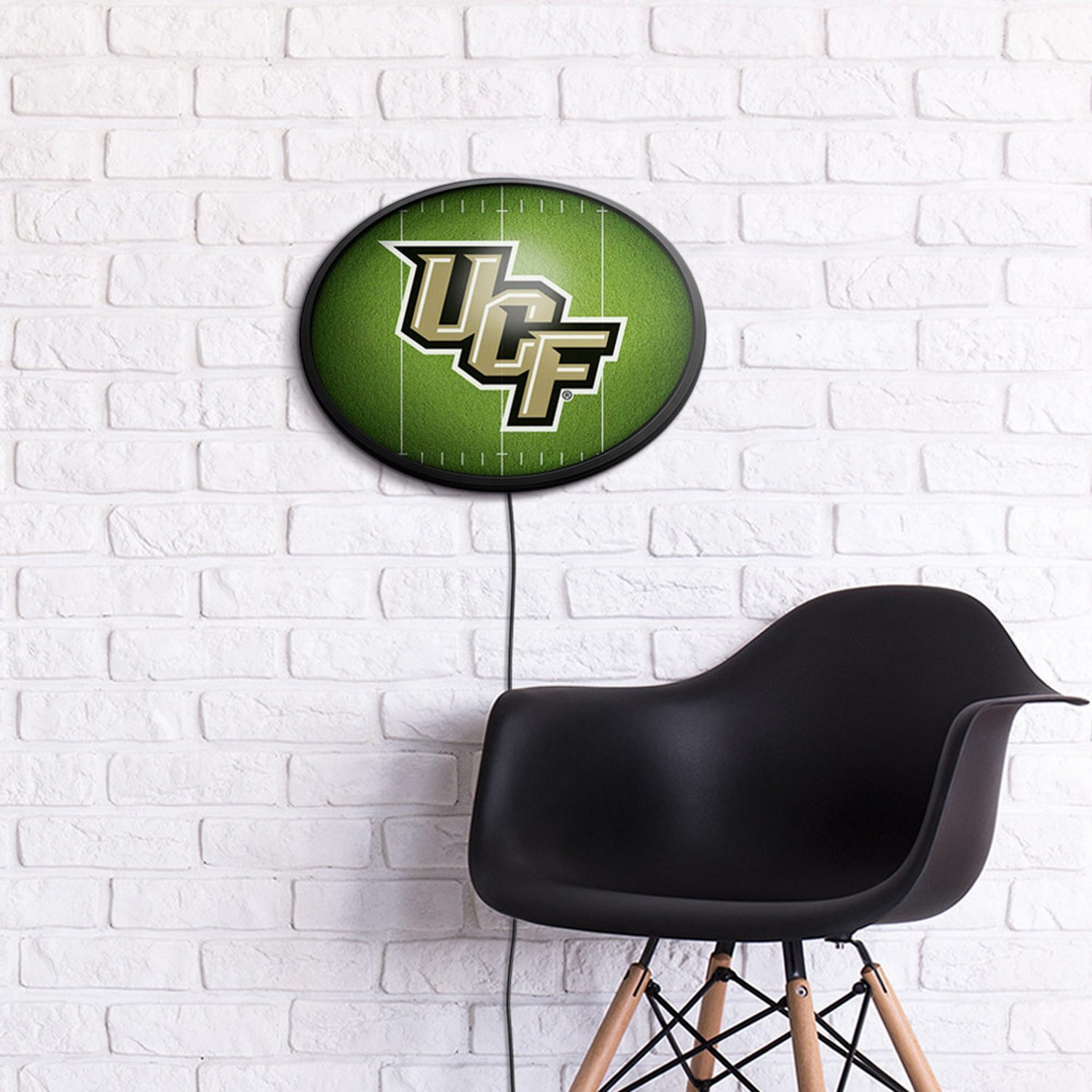 The Fan-Brand University of Central Florida On the 50 Oval Slimline Lighted Wall Sign - view number 4
