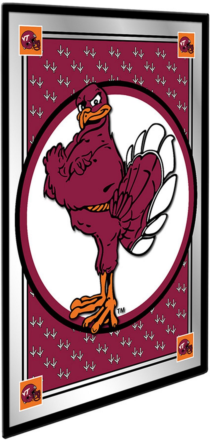 The Fan-Brand Virginia Tech Team Spirit Mascot Framed Mirrored Wall Sign - view number 2
