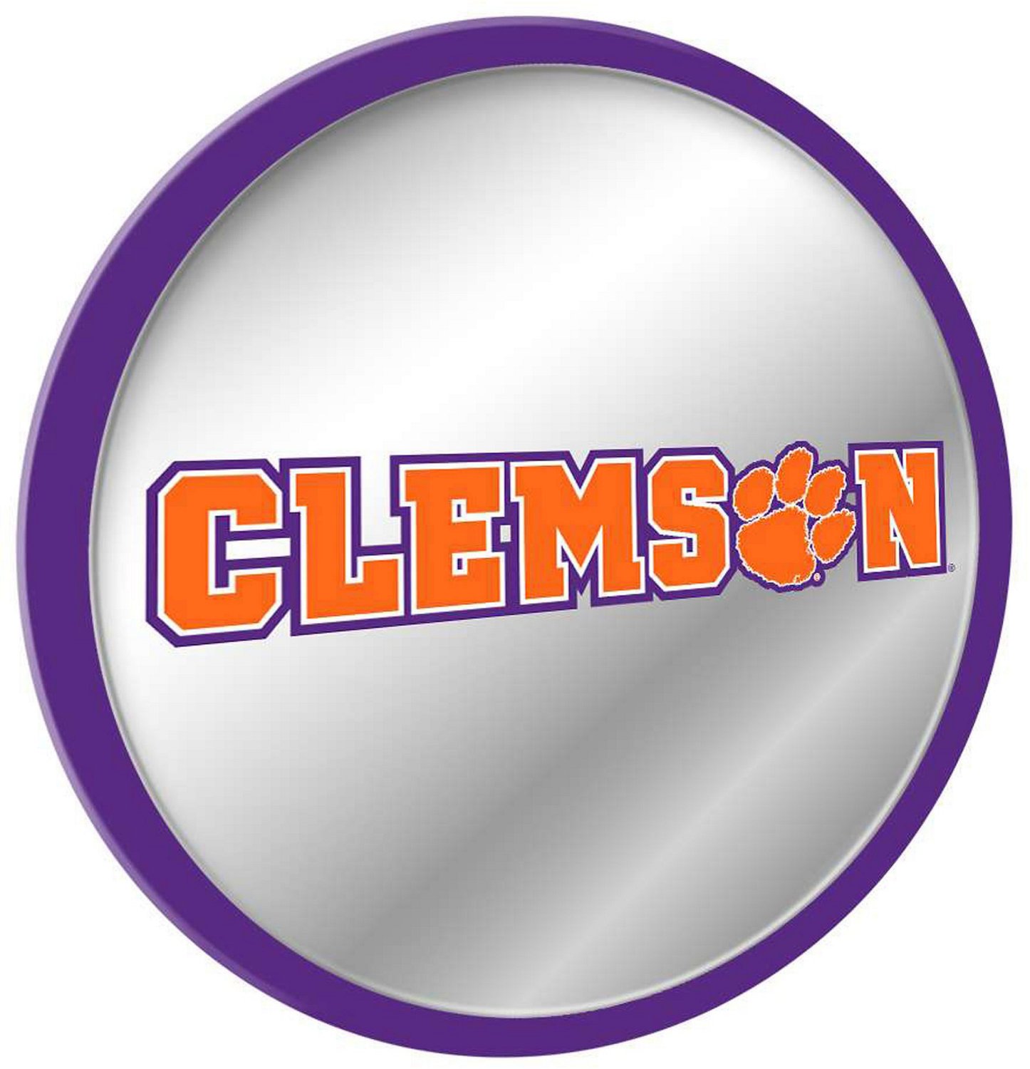 The Fan-Brand Clemson University Modern Mirrored Disc Sign - view number 2