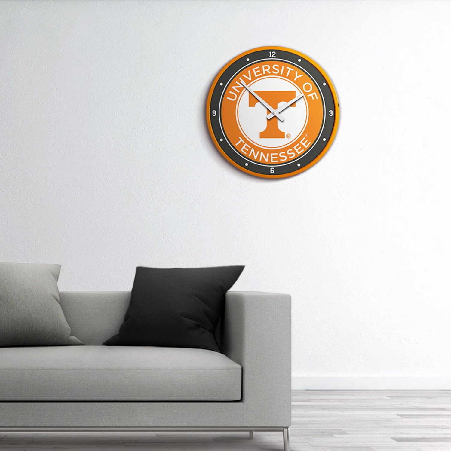 The Fan-Brand University of Tennessee Modern Disc Clock  - view number 3