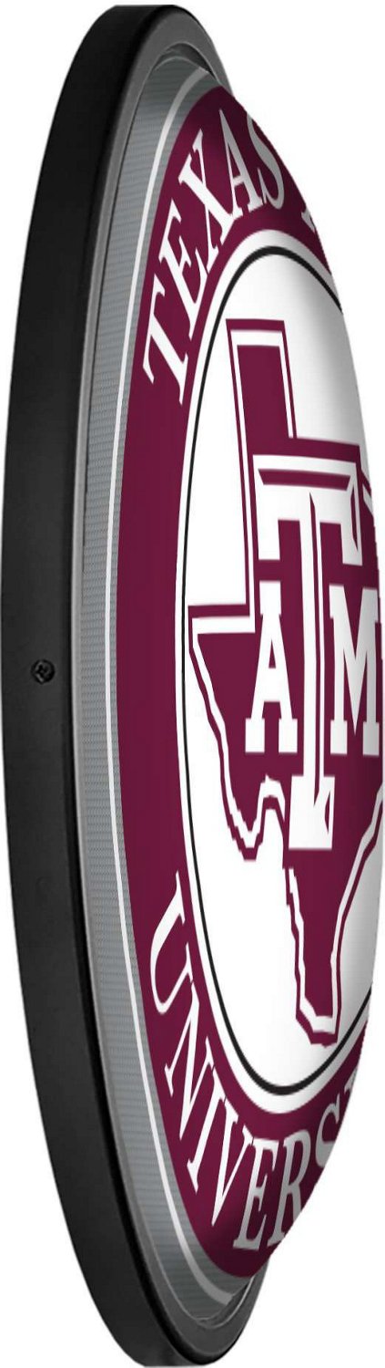 The Fan-Brand Texas A&M University Round Slimline Lighted Wall Sign - view number 3