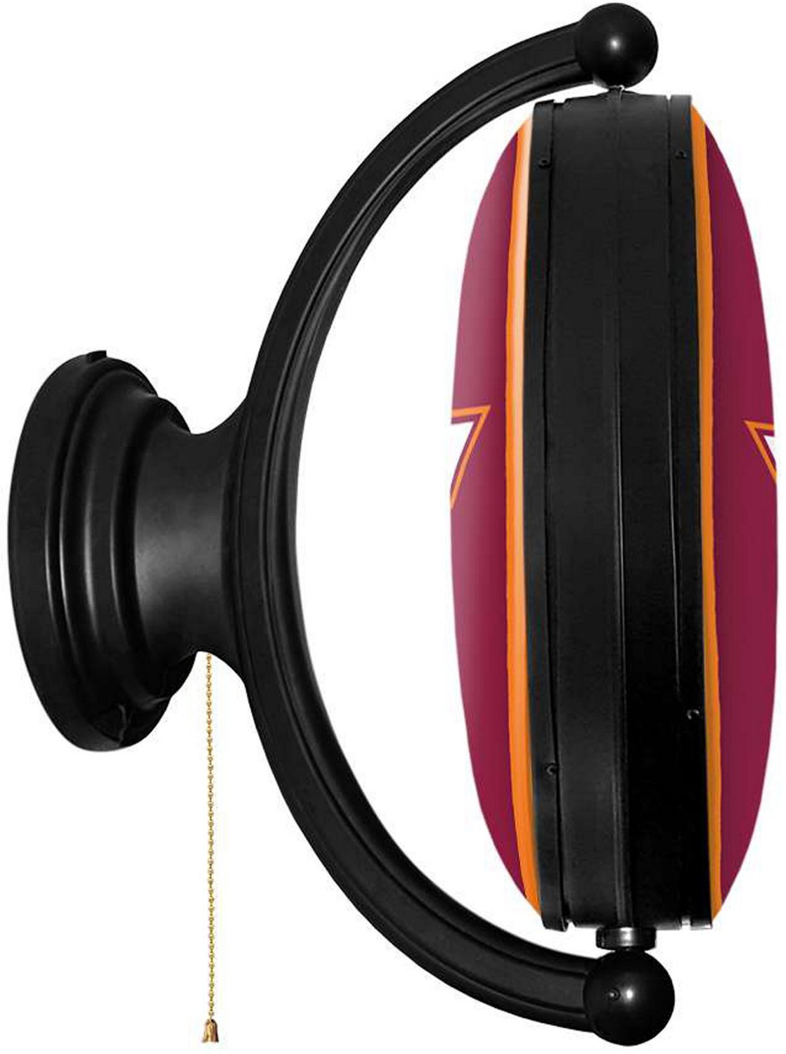 The Fan-Brand Virginia Tech Original Oval Rotating Lighted Sign  - view number 3