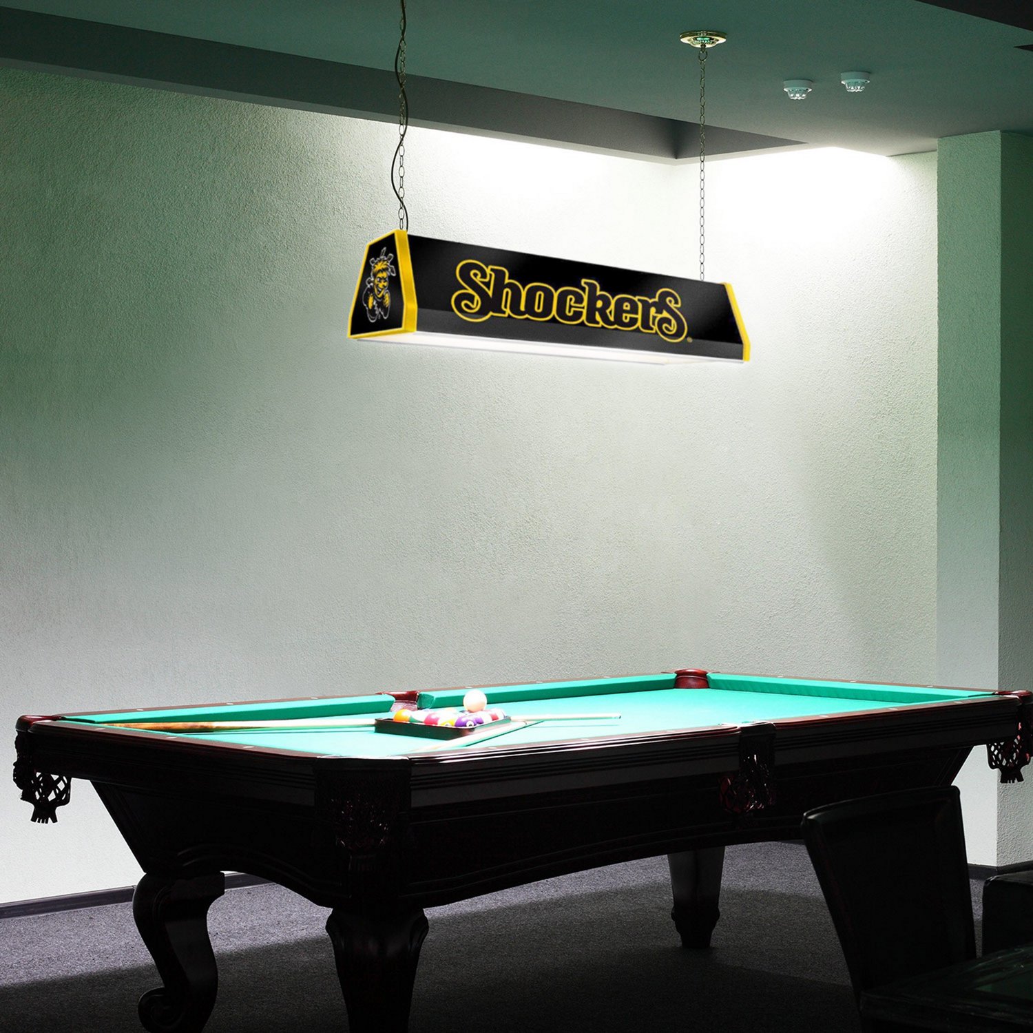 The Fan-Brand Wichita State University Standard Pool Table Light - view number 4