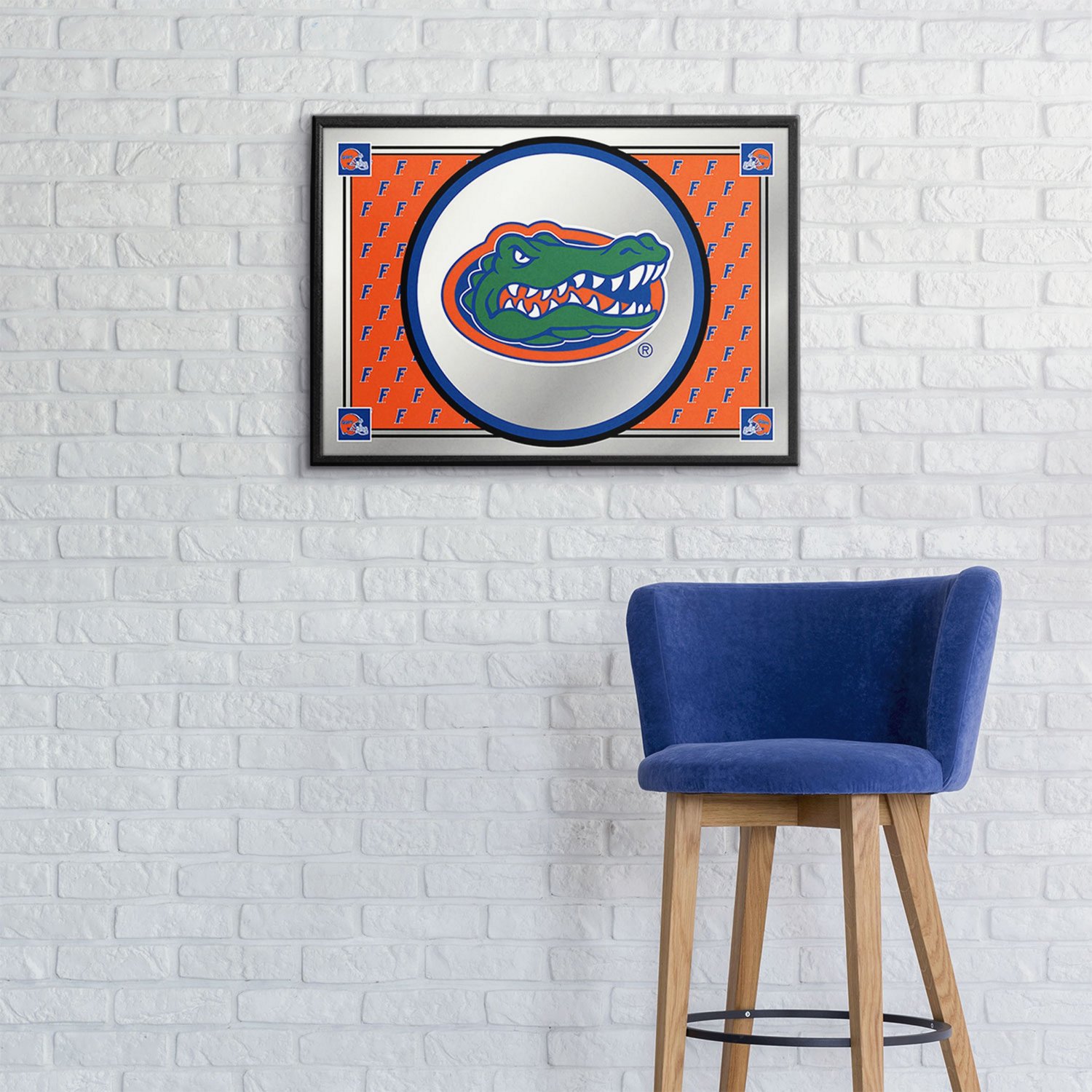 The Fan-Brand University of Florida Team Spirit Framed Mirrored Wall Sign - view number 3