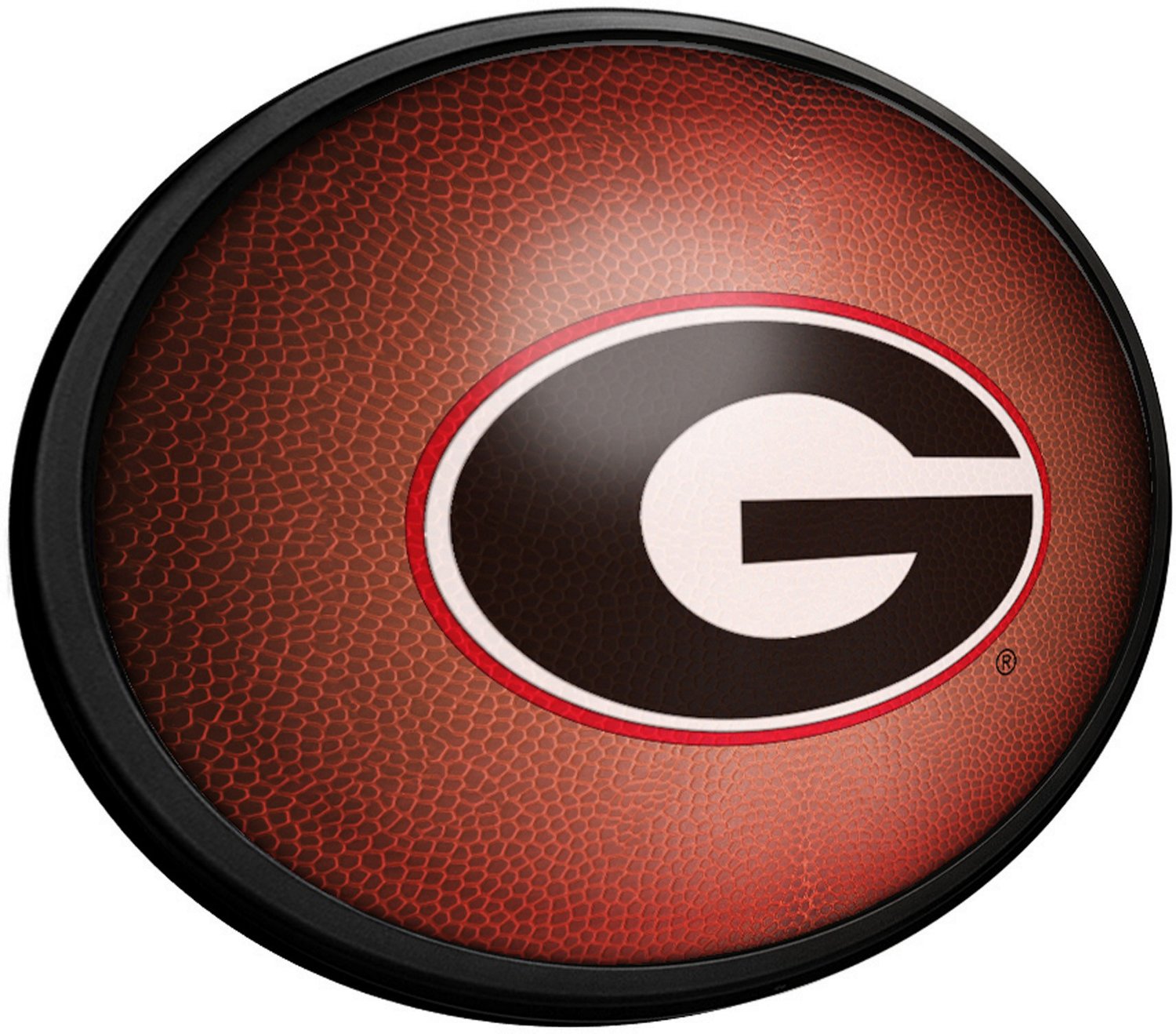 The Fan-Brand University of Georgia Pigskin Oval Slimline Lighted Sign - view number 2