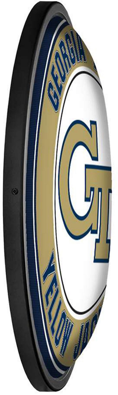 The Fan-Brand Georgia Tech Round Slimline Lighted Sign - view number 3