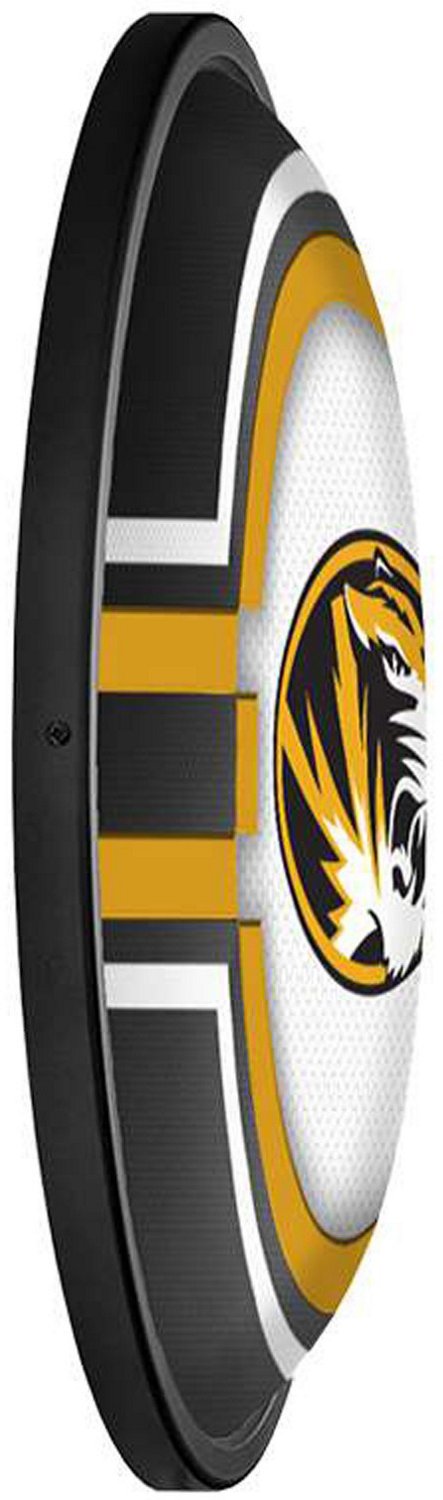 The Fan-Brand University of Missouri Black Oval Slimline Lighted Wall Sign - view number 3