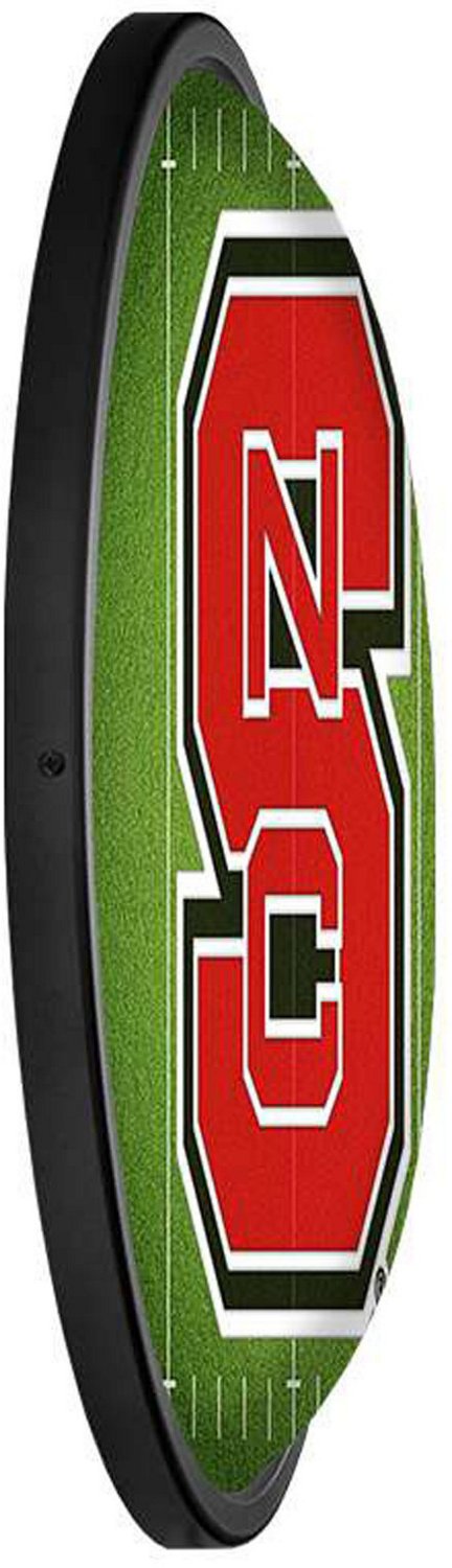 The Fan-Brand North Carolina State University On the 50 Oval Slimline Lighted Wall Sign - view number 3