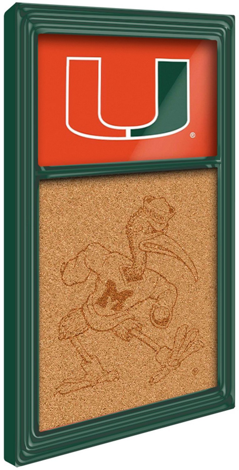 The Fan-Brand University of Miami Dual Logo Cork Note Board - view number 2