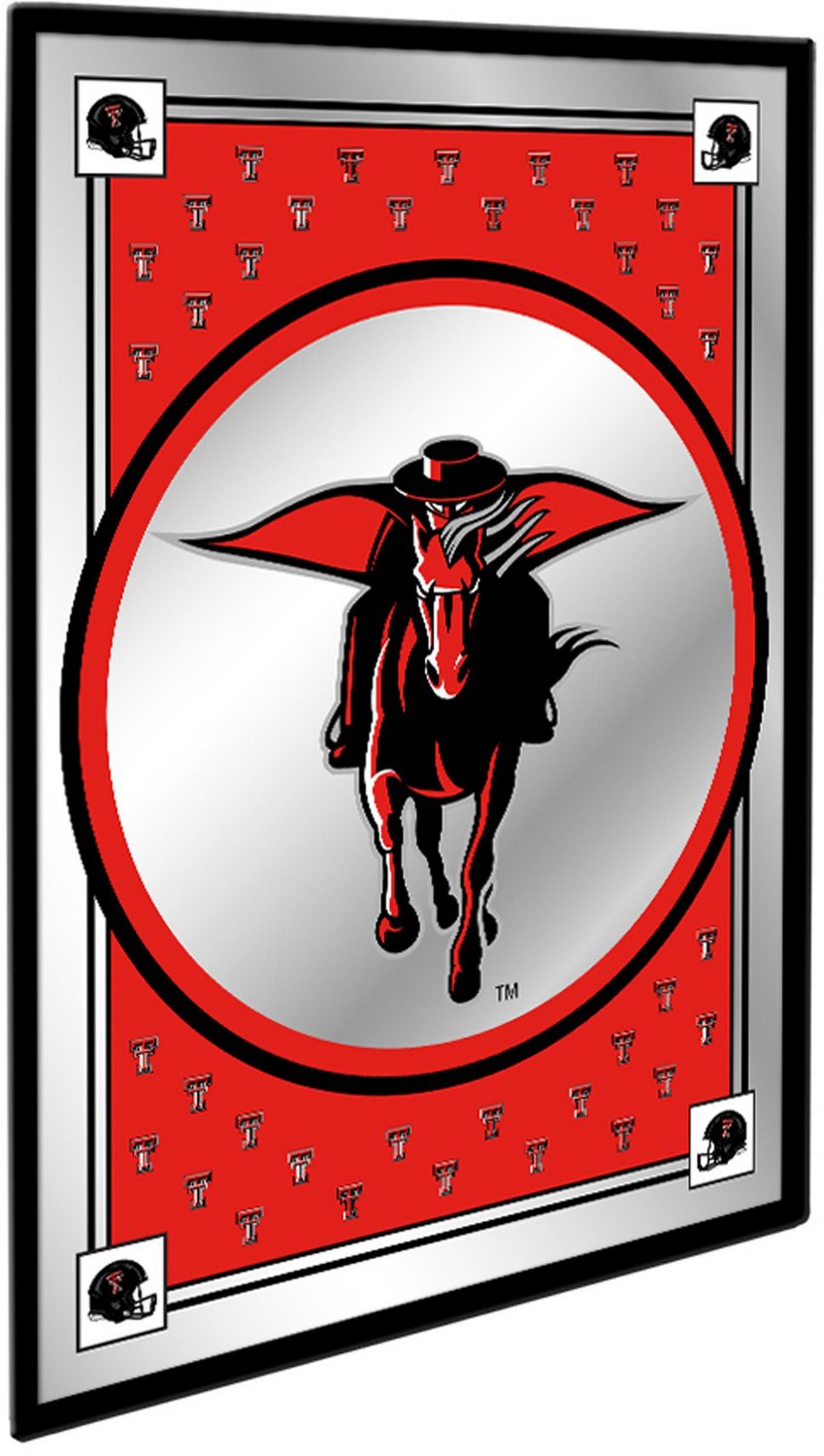 The Fan-Brand Texas Tech University: Team Spirit Mascot Framed Mirrored Wall Sign - view number 2