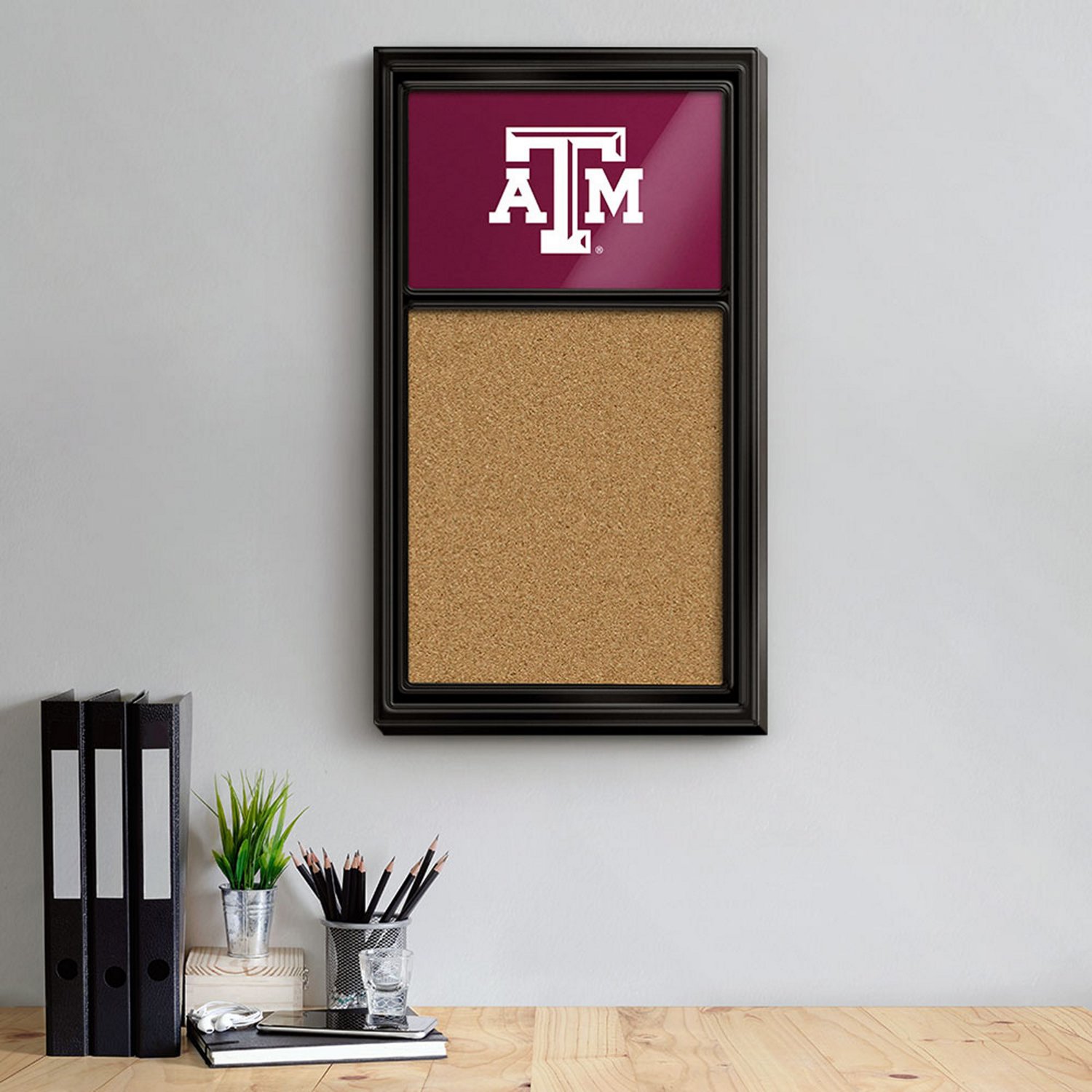 The Fan-Brand Texas A&M University Cork Note Board - view number 3
