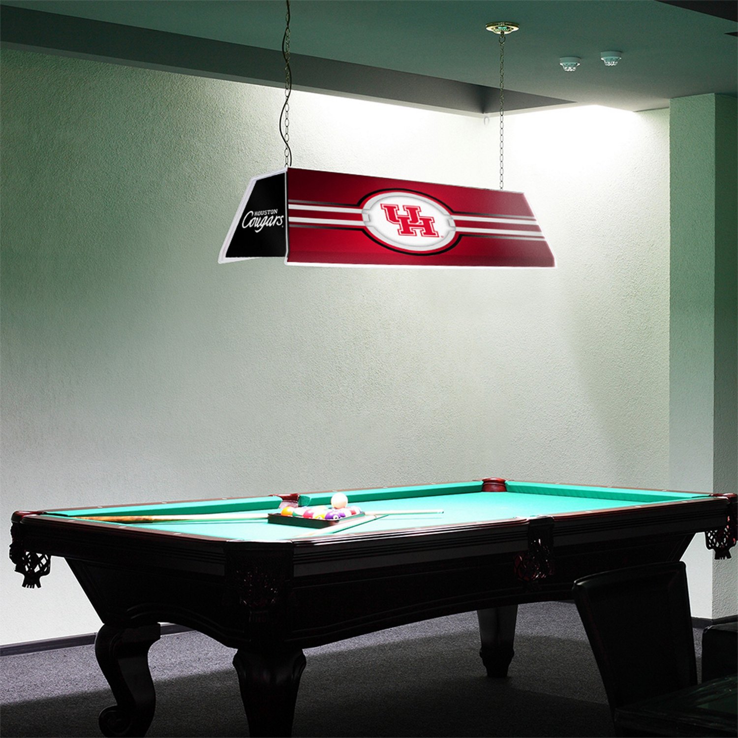 The Fan-Brand University of Houston Edge Glow Pool Table Light - view number 4