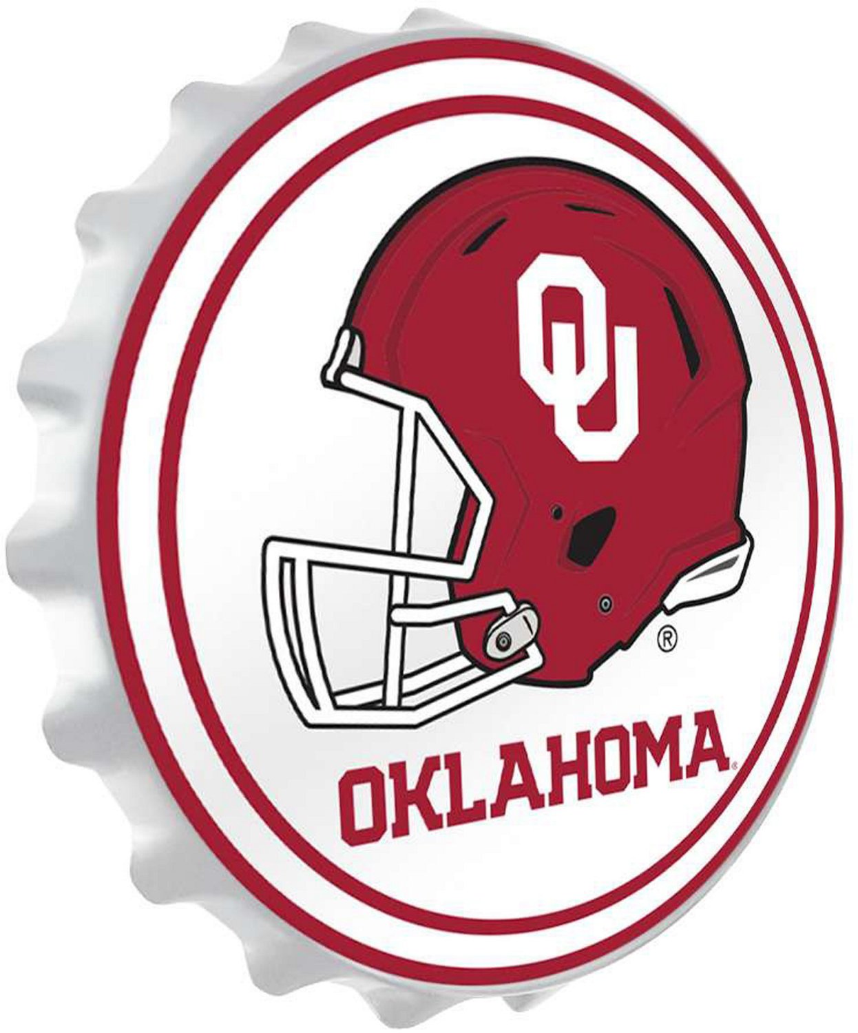 The Fan-Brand University of Oklahoma Bottle Cap Wall Sign - view number 2