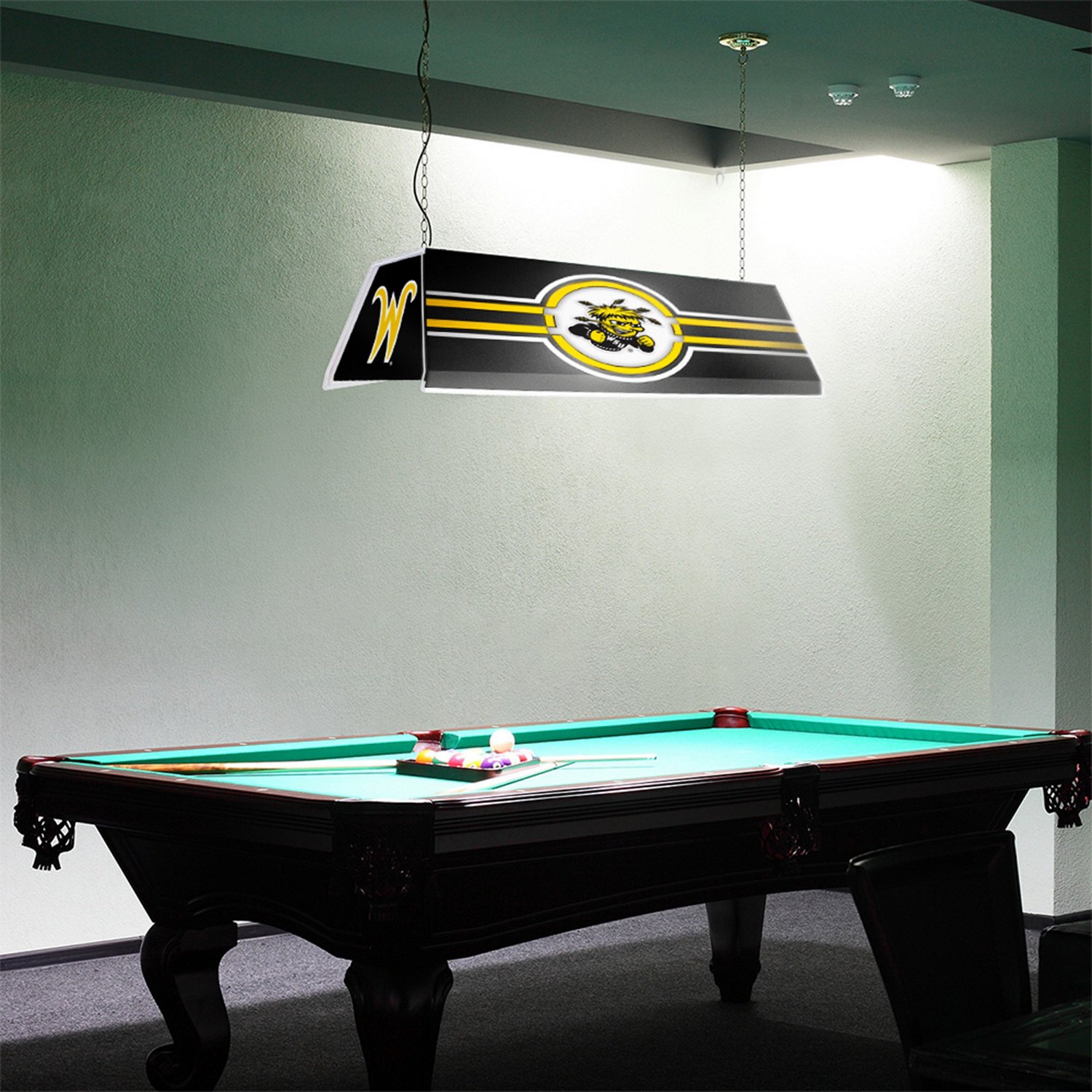 The Fan-Brand Wichita State University Edge Glow Pool Table Light - view number 4