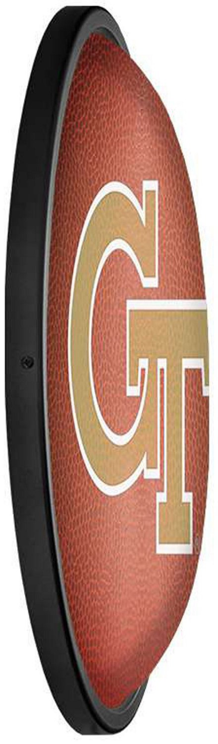 The Fan-Brand Georgia Tech University Pigskin Oval Slimline Lighted Sign - view number 3