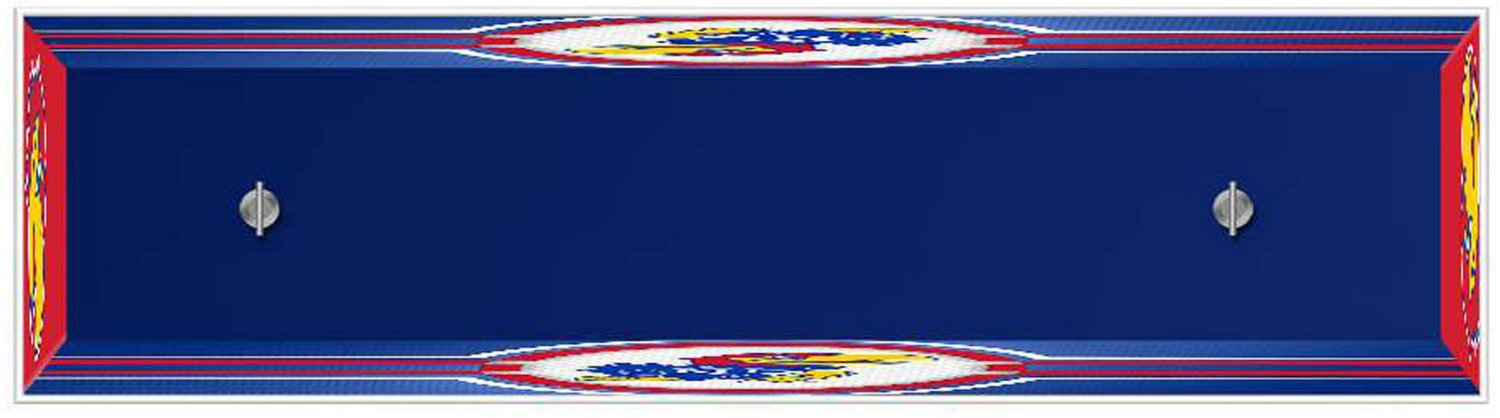 The Fan-Brand University of Kansas Edge Glow Pool Table Light - view number 3