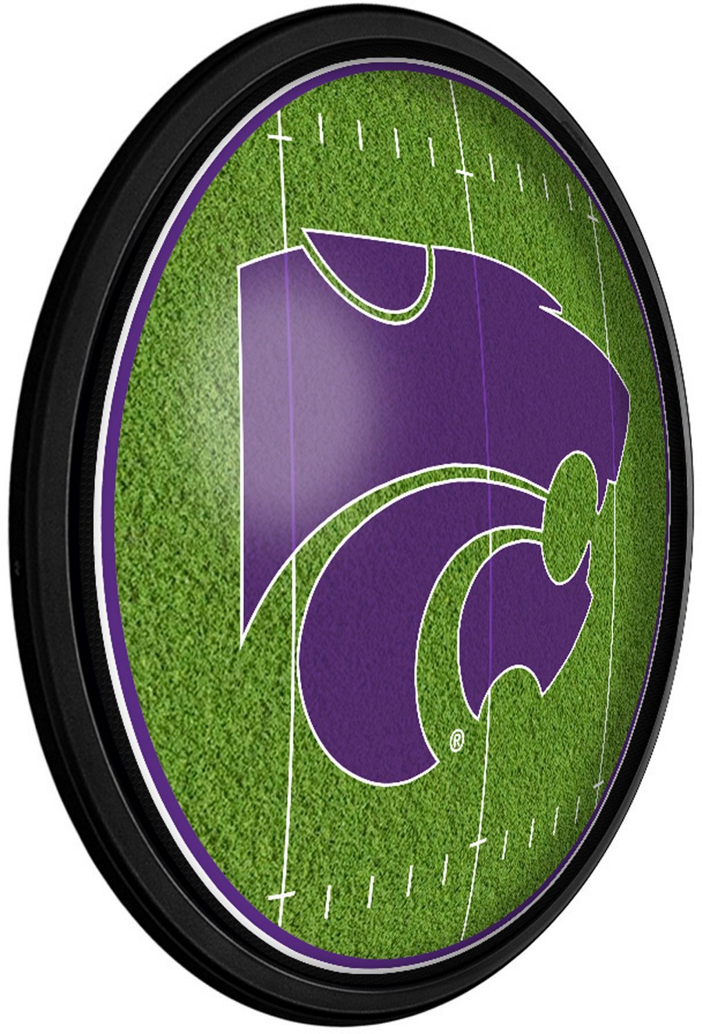 The Fan-Brand Kansas State University On the 50 Slimline Lighted Sign - view number 2