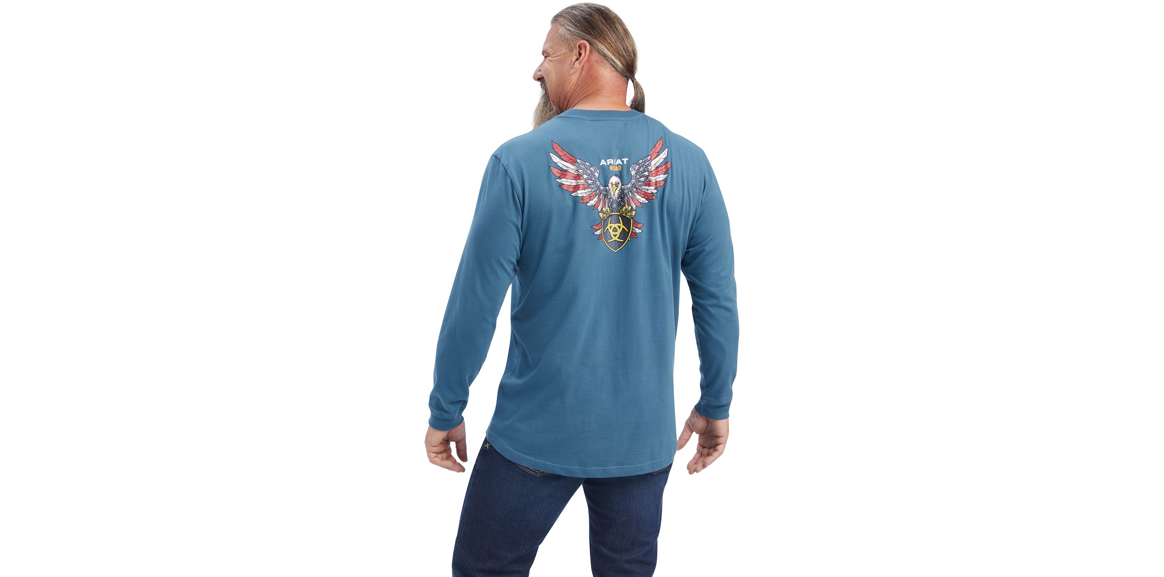 Ariat Men's Rebar CottonStrong American Raptor Short Sleeve T-shirt