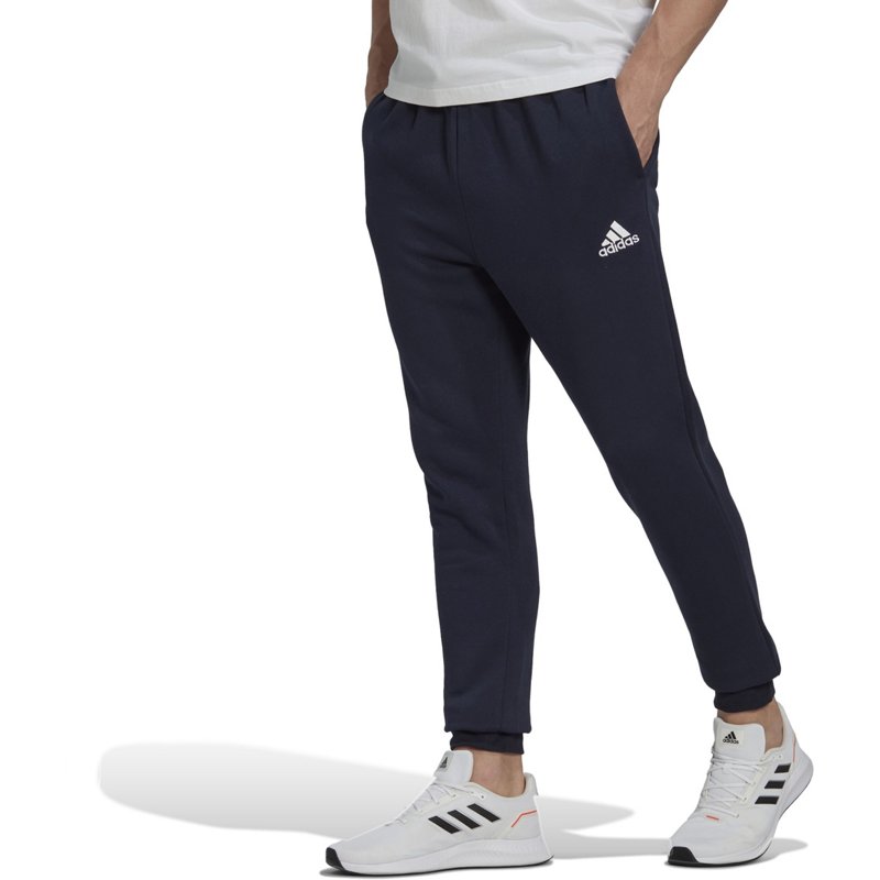 adidas Men’s Essential Feel Cozy Pants Navy Blue, Small - Men's Athletic Fleece at Academy Sports product image