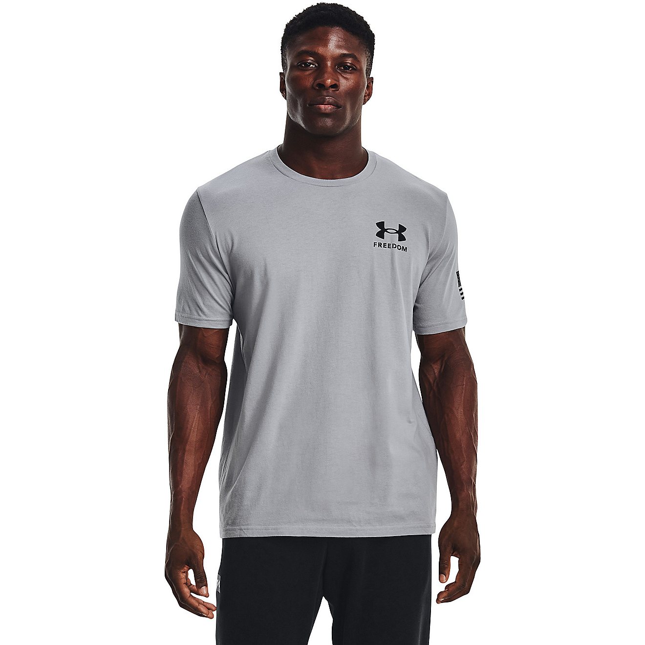 Under Armour Men's New Freedom Flag Camo Short Sleeve T-shirt                                                                    - view number 2
