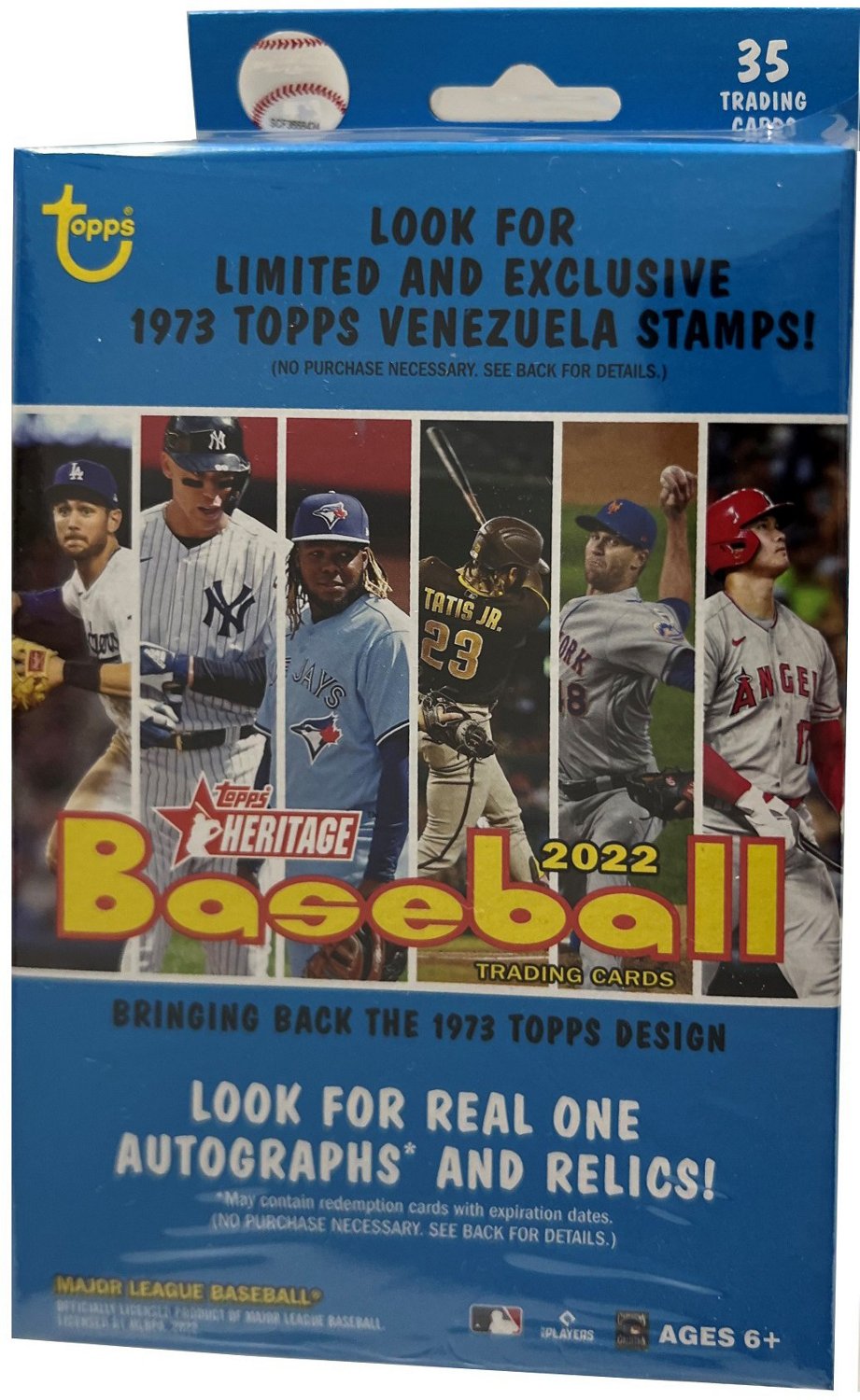 2022 Topps Heritage Baseball Hanger Box