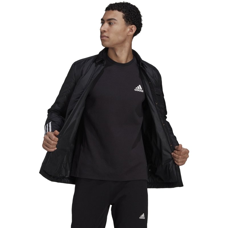 adidas Men's Itavic 3-Stripes Jacket Black, Large - Men's Athletic Fleece at Academy Sports product image