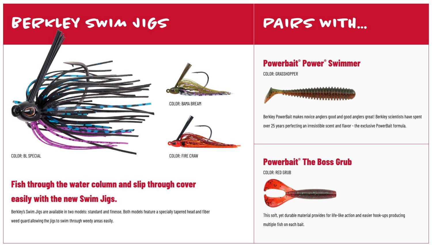 Berkley Powerbait Swim 3/8 oz Jig - view number 4