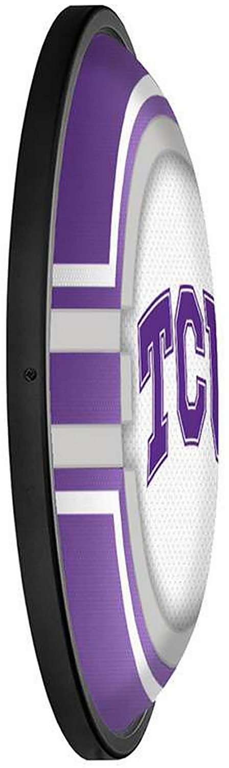 The Fan-Brand Texas Christian University Oval Slimline Lighted Wall Sign - view number 3