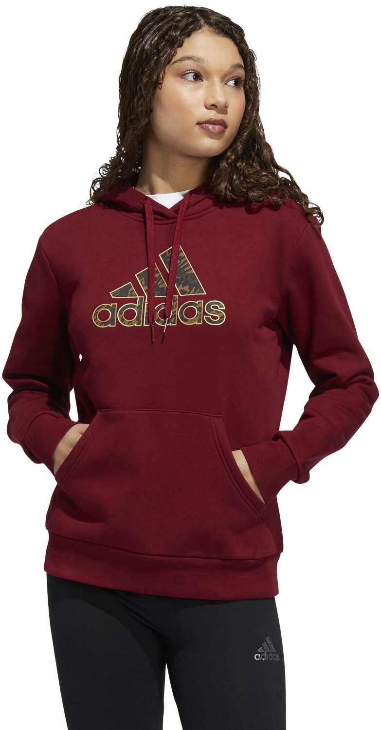 adidas Women's of Sport Leopard Hoodie Academy