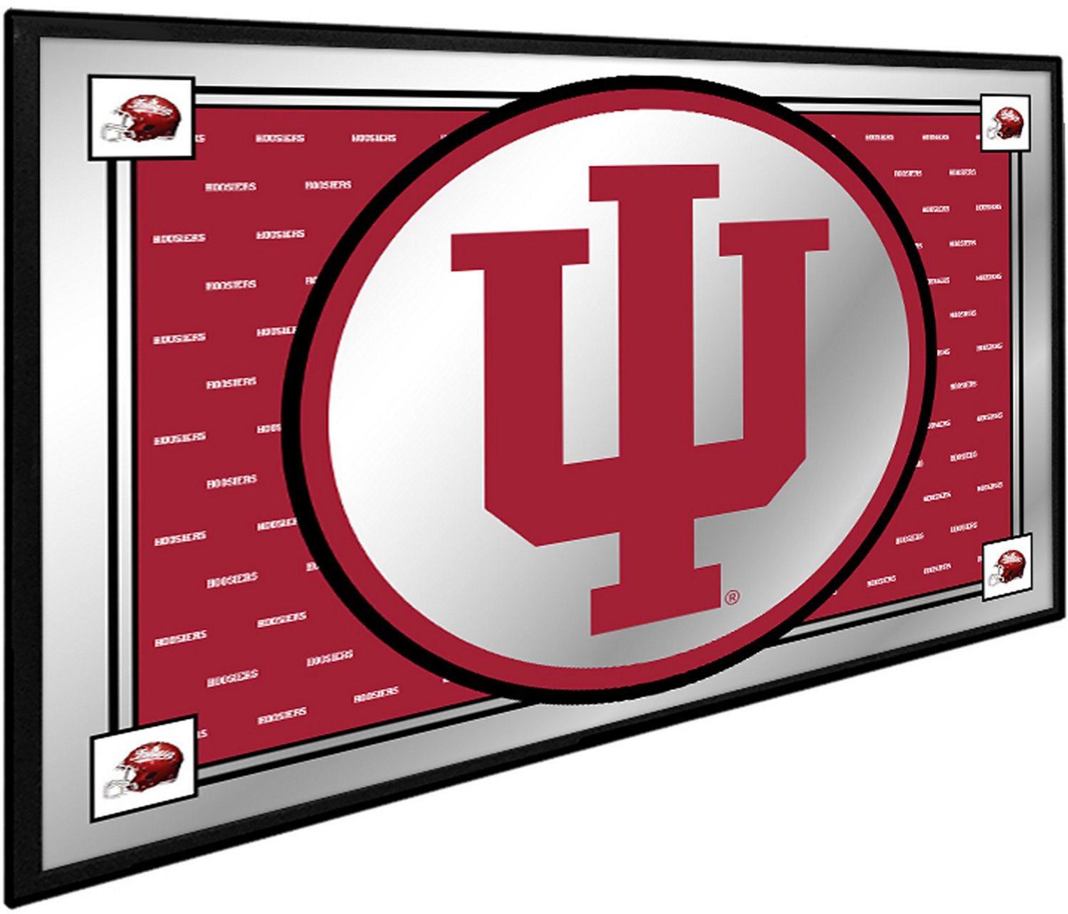 The Fan-Brand Indiana University Team Spirit Framed Mirrored Wall Sign - view number 2