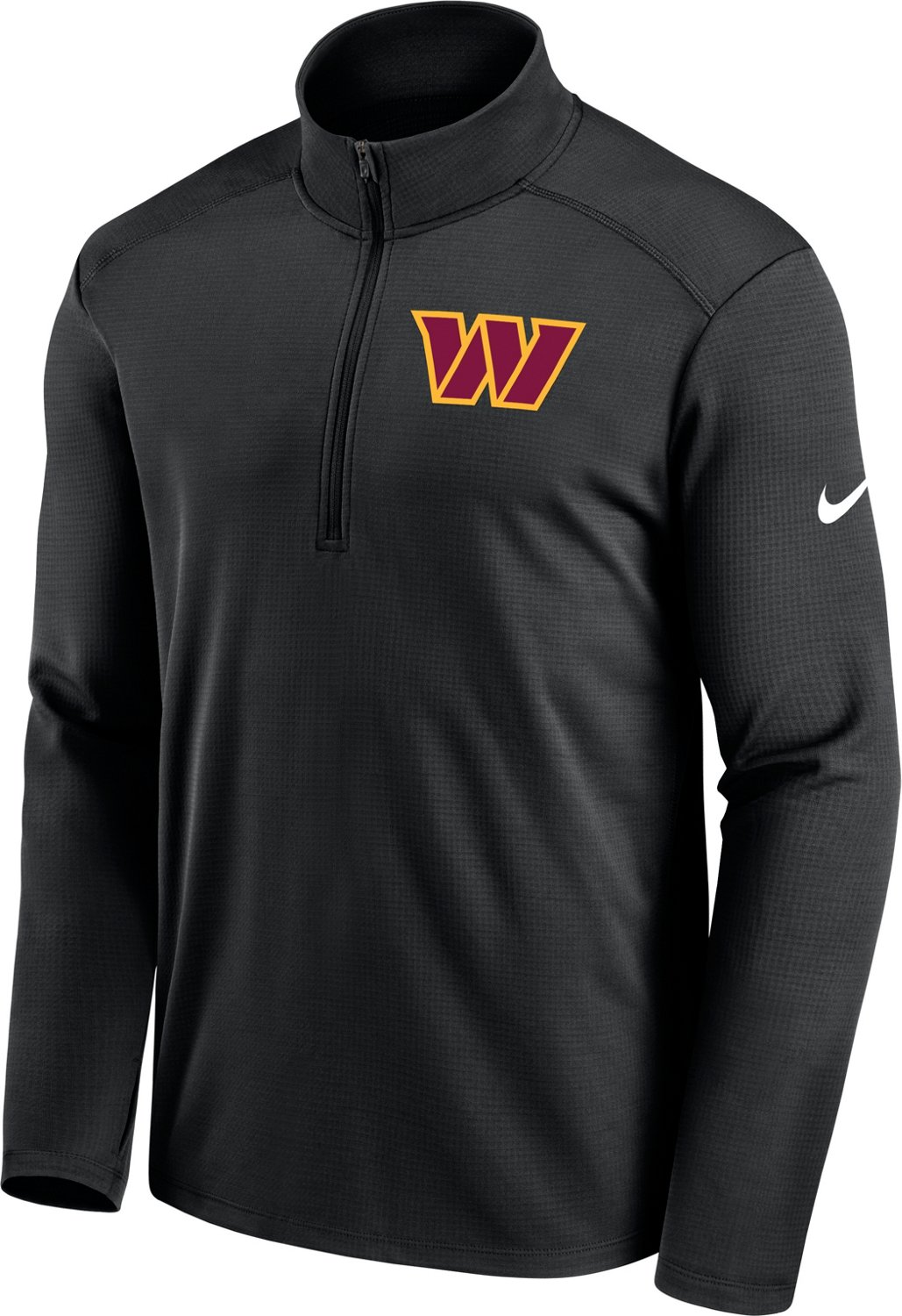 Nike Men's Washington Commanders Logo Pacer 1/2 Zip Long Sleeve