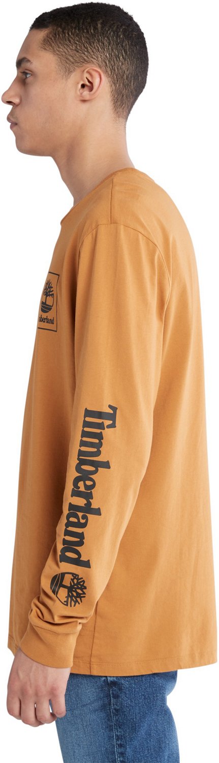 Timberland Men’s Chest Stack Logo Long Sleeve T-shirt - view number 3