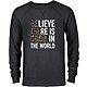 Live Outside the Limits Women’s Believe There is Good Long Sleeve French Terry Crew                                            - view number 1 image