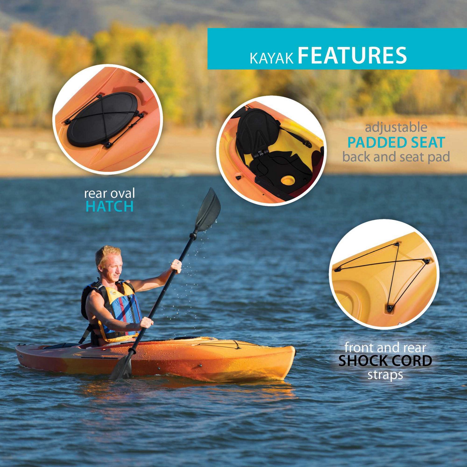 Lifetime Guster 10ft SitIn Kayak Academy