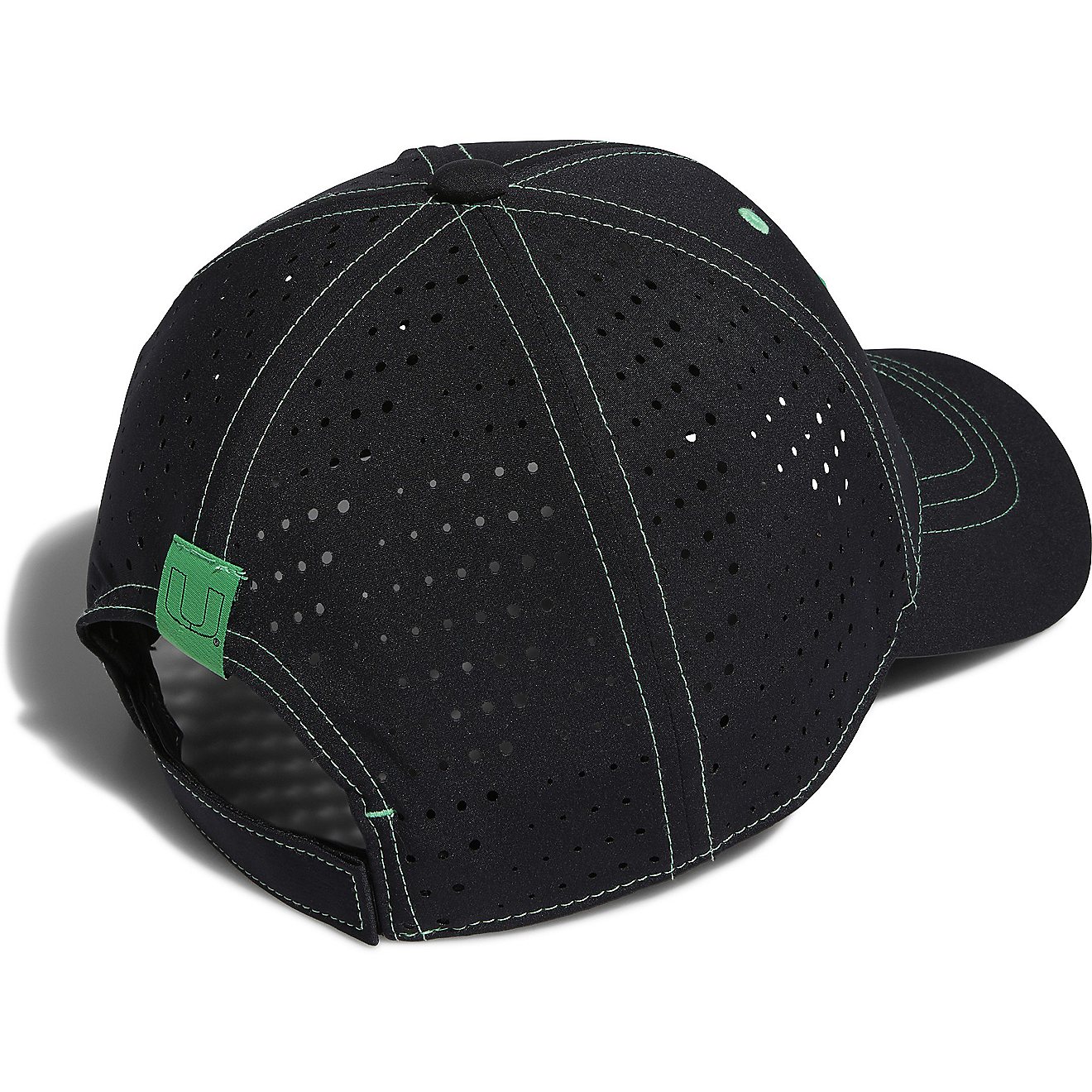 adidas Men's University of Miami Structured Laser Performance Cap                                                                - view number 2
